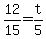 12%2F15=t%2F5