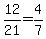 12%2F21=4%2F7