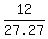 12%2F27.27