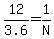 12%2F3.6+=+1%2FN