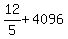 12%2F5%2B4096