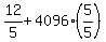 12%2F5%2B4096%285%2F5%29