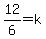 12%2F6=k