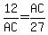 12%2FAC++=+AC%2F27+