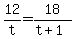 12%2Ft=18%2F%28t%2B1%29