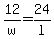 12%2Fw+=+24%2Fl