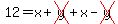 12=+x%2Bcross%28y%29%2Bx-cross%28y%29