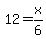 12=x%2F6