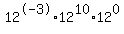 12%5E-3+%2A+12%5E10+%2A+12%5E0