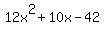 12+x%5E2%2B10+x-42