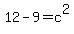 12-9=c%5E2