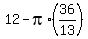 12-pi%2A%2836%2F13%29