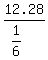 12.28%2F%281%2F6%29