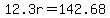 12.3r++=+142.68