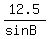 12.5%2F%28sinB%29