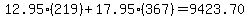 12.95%28219%29%2B17.95%28367%29=9423.70