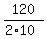 120%2F%282%2A10%29