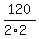 120%2F%282%2A2%29
