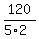120%2F%285%2A2%29