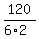 120%2F%286%2A2%29