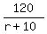 120%2F%28r%2B10%29