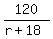 120%2F%28r%2B18%29