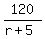 120%2F%28r%2B5%29