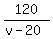 120%2F%28v-20%29
