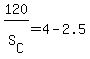 120%2FS%5BC%5D+=+4+-+2.5