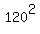 120%5E2