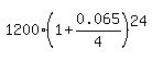 1200%2A%281%2B0.065%2F4%29%5E24