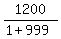 1200%2F%281%2B999%29