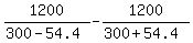 1200%2F%28300-54.4%29+-+1200%2F%28300%2B54.4%29