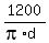 1200%2F%28pi%2Ad%29