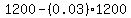 1200-%280.03%291200