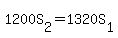 1200S%5B2%5D+=+1320S%5B1%5D