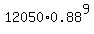 12050%2A0.88%5E9