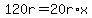 120r=20r%2Ax