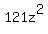 121z%5E2