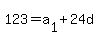 123=a%5B1%5D%2B24d