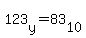 123%5By%5D+=+83%5B10%5D