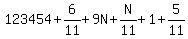 123454%2B6%2F11%2B9N%2BN%2F11%2B1%2B5%2F11