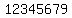 12345679+