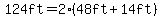 124ft+=+2%2848ft%2B14ft%29