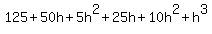 125%2B50h%2B5h%5E2%2B25h%2B10h%5E2%2Bh%5E3