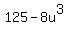 125-8u%5E3