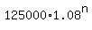 125000%2A1.08%5En