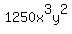 1250x%5E3y%5E2