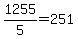 1255%2F5=251