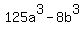 125a%5E3+-+8b%5E3